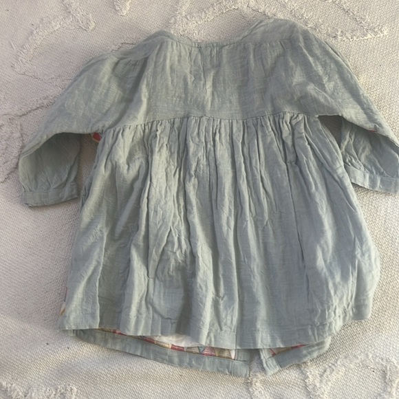 Poppet & FOX poppet and fox embroidered button down dress size 3T - Picture 4 of 4